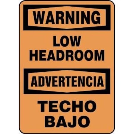 Accuform SPANISH BILINGUAL OSHA WARNING SBMECR305XT SBMECR305XT